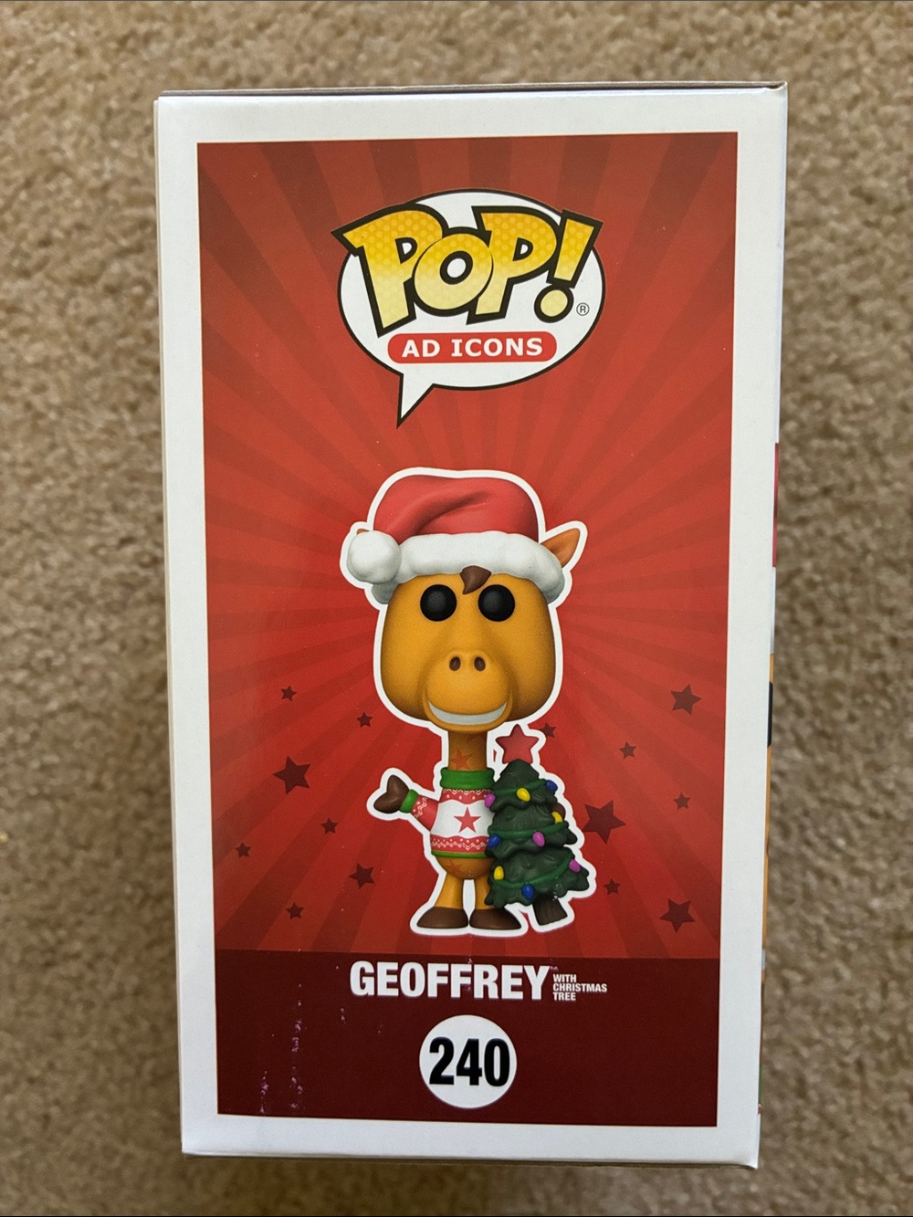 2024 Funko Pop! Ad Icons - Toys R Us Geoffrey With Christmas Tree Vinyl Figure - Picture 5 of 9